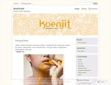 Tablet Screenshot of koenjit.wordpress.com
