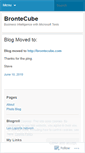 Mobile Screenshot of brontecube.wordpress.com