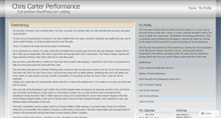Desktop Screenshot of chriscartercoaching.wordpress.com