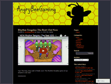 Tablet Screenshot of angrybeegaming.wordpress.com