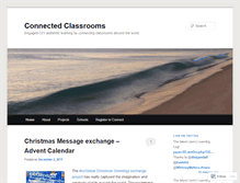 Tablet Screenshot of connectedclassrooms.wordpress.com
