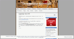 Desktop Screenshot of gavleshotokan.wordpress.com