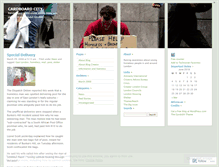 Tablet Screenshot of homelesslondon.wordpress.com