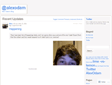 Tablet Screenshot of alexodam.wordpress.com