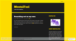 Desktop Screenshot of mentalfool.wordpress.com