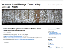 Tablet Screenshot of cvmassage.wordpress.com