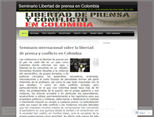 Tablet Screenshot of libertaddeprensaencolombia.wordpress.com