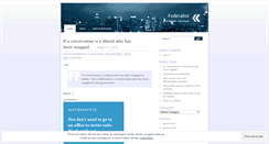 Desktop Screenshot of federalist.wordpress.com