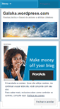 Mobile Screenshot of galaka.wordpress.com