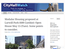 Tablet Screenshot of cityhallwatch.wordpress.com