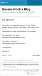 Mobile Screenshot of mblock1.wordpress.com