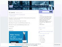 Tablet Screenshot of mblock1.wordpress.com