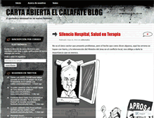 Tablet Screenshot of cartaabiertaelcalafate.wordpress.com