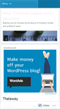 Mobile Screenshot of cakesandneckties.wordpress.com