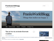 Tablet Screenshot of franksworldblogg.wordpress.com