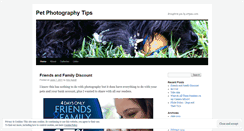 Desktop Screenshot of petphotographytips.wordpress.com