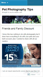 Mobile Screenshot of petphotographytips.wordpress.com
