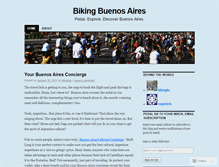 Tablet Screenshot of bikingbuenosaires.wordpress.com