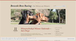 Desktop Screenshot of brewskibrosracing.wordpress.com