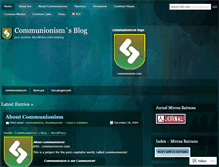 Tablet Screenshot of communionism.wordpress.com