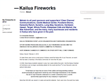 Tablet Screenshot of kailuafireworks.wordpress.com