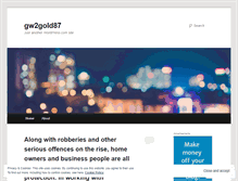 Tablet Screenshot of gw2gold87.wordpress.com
