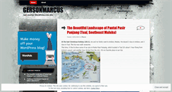 Desktop Screenshot of gersonmarcus.wordpress.com