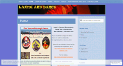 Desktop Screenshot of laxmidancer.wordpress.com