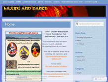 Tablet Screenshot of laxmidancer.wordpress.com