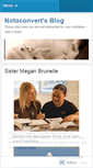 Mobile Screenshot of notaconvert.wordpress.com