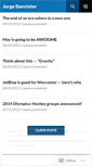 Mobile Screenshot of jorgebannister.wordpress.com