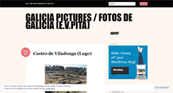 Desktop Screenshot of galiciapictures.wordpress.com