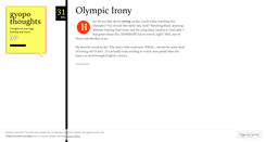 Desktop Screenshot of gyopothoughts.wordpress.com