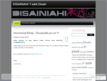 Tablet Screenshot of disainiahi.wordpress.com