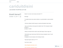 Tablet Screenshot of cariduitdisini.wordpress.com