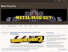 Tablet Screenshot of metalslugguy.wordpress.com