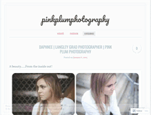 Tablet Screenshot of pinkplumphotography.wordpress.com
