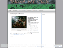 Tablet Screenshot of jailsonartstudio.wordpress.com