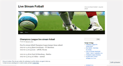 Desktop Screenshot of livestreamfotball.wordpress.com