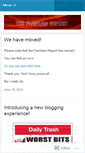 Mobile Screenshot of farnhamreport.wordpress.com