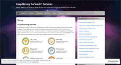 Desktop Screenshot of keepmovingforwarditservices.wordpress.com