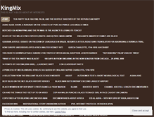 Tablet Screenshot of kingmix.wordpress.com