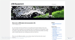 Desktop Screenshot of jcbequipment.wordpress.com