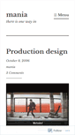 Mobile Screenshot of mania.wordpress.com