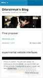 Mobile Screenshot of dilarairmak.wordpress.com