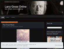 Tablet Screenshot of larry5154.wordpress.com