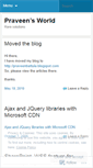 Mobile Screenshot of praveenbattula.wordpress.com