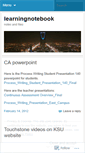 Mobile Screenshot of learningnotebook.wordpress.com