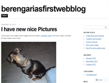 Tablet Screenshot of berengariasfirstwebblog.wordpress.com