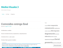 Tablet Screenshot of medvisuales.wordpress.com